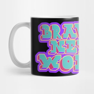 Brave New World - Huxley! Political and critical quotes. typography art. Mug